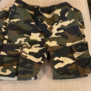 camo cargo pants